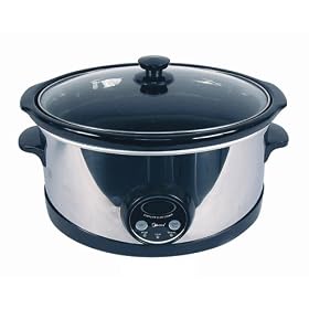 Aroma ASC-636D 6-1 2-Quart Stainless Steel Slow Cooker with Digital Control Panel by Aroma