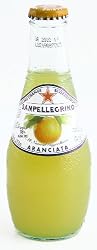 San Pellegrino Aranciata Sparking Beverage - 24/6 oz bottles