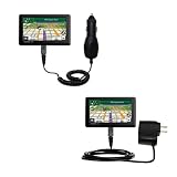 Essential Kit for the Garmin Nuvi 1490T includes a Car and Wall Charger - uses Gomadic TipExchange Technology