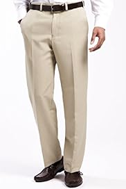 Big Tall Straight Leg Flat Front Travel Trousers