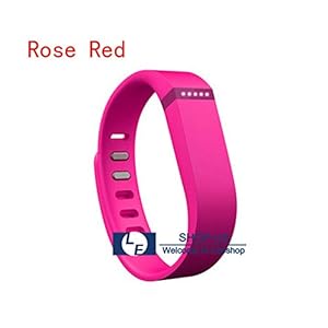 New Sleep Band Wireless Activity Wristband Tracker Bracelet For Fitbit Flex (Rose Red)