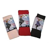 TicTacToe Seamless Handlinked Toe Heavy Cotton Tights for Kids (see Size Chart in Product Description)