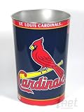 St, Louis Cardinals MLB Jumbo Metal Trash Waste Basket