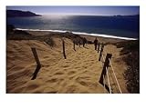 Steep Path Down to Baker Beach Art Photographic Poster Print by Jeff Greenberg, 16x12
