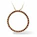 Ruby Circle of Love Pendant