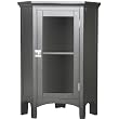 Elegant Home Fashions 7640 Madison Avenue Corner Floor Cabinet Dark Espresso