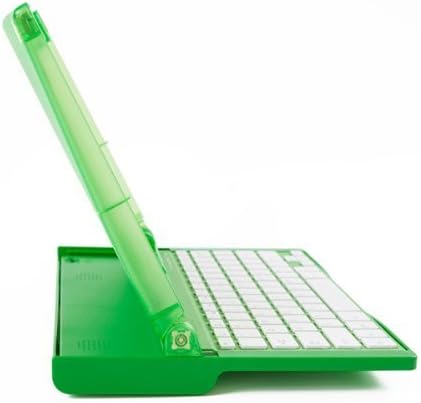 Green DOCKr iPad Docking Station + Keyboard COMBO- Bluetooth Keyboard &amp; Speakers + Battery + Flexible Viewing + Protective Case + USB &amp; Micro Port Charging iPad 1 2 3 4