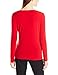 Calvin Klein Women's Knit Top with Chiffon Overlay