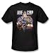 Axe Cop T-Shirt - Retro Painting Comic Book Black Adult Tee Shirt