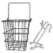 Wald 114 Compact Front Quick Release Bicycle Basket (11.75 x 8 x 9, White)