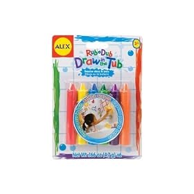 Cuckoo Alex Rub-a-Dub Draw In The Tub Crayons Bath Toy