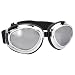 Airfoil Chrome Goggles with Silver Mirror Lens UV 400 Protection