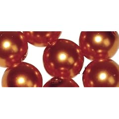 RAYHER - Renaissance Glaswachsperlen, 4 mm �, Dose 85 St�ck, orange