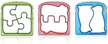 Munchkin 3 Piece Silly Sandwich Cutter Set New Born, Baby, Child, Kid, Infant