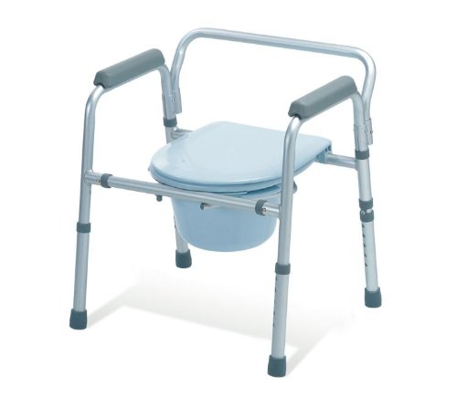 3-in-1 Aluminum Folding Commode