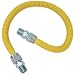 NEW BRASSCRAFT CSSC44-72 GAS RANGE & GAS FURNACE FLEX-LINES (5/8"OD (1/2" MIP X 1/2" MIP) X 72")