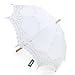 TopTie Vintage Lace Parasol, Wedding Bridal Umbrella, Photograph Parasol, Party Decorations Supplies