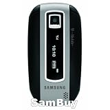 Samsung T329 Prepaid Flip Cell Phone with Color LCD Zoom Camera Bluetooth Speakerphone, Black w/Silver Stripe (T-Mobile)