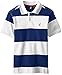 Nautica Big Boys' Stripe Pique-Cotton Polo Shirt