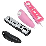 GTMax Silicone Case Cover Pink 2 Tone + Silicone Case Cover Black 2 Tone fo ....