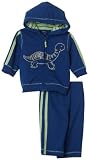 Little Me Dino 2 Piece Hoodie Set, Blue, 24 Months