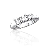 3 Diamond Anniversary Band 1/4 ct. in 14K White Gold
