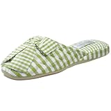 Patricia Green Womens Silk Check Slipper