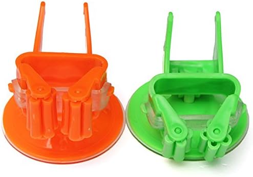 Multifunctional Strong Sucker Mop Broom Holder Rack Swob Hook With Suction Cup (Color : Green)