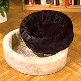 Eigenschaften Schecker  / Teddy-Schaumstoffbett, Farbe: Ebony-schwarz, 80 cm