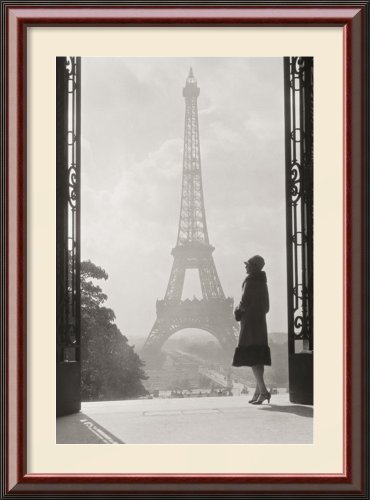Paris 1928 Framed Art Print by Wild Apple Portfolio, 34.04 in. x 46.04 in. Framed