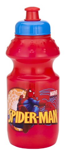 Zak Designs Spider-Man Classic Water Plastic Water Bottle, 15-Ounce