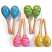 Pair of Snazzy Wooden Maracas