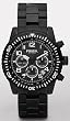 Fossil #CH2628 Men's All Black Stainless Steel Chronograph Watch