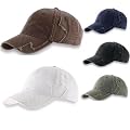 Baseball Cap aus gewaschener Chino Baumwolle in Vintage (Destroyed / Distressed) Optik mit ausgefranster Patchwork Struktur (Einheitsgr�sse)