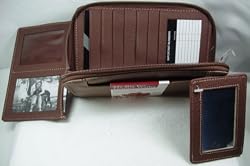 Mundi Leather Big Fat Wallet ~Soft Brown