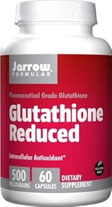 Jarrow Formulas Reduced Glutathione, 500 mg, 60 Count