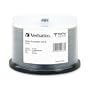 Verbatim 94737 700 MB 52x White Inkjet Printable Recordable MediDisc CD-R, 50-Disc Spindle
