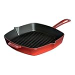 Staub 120 28 06 American Square Grill 11.75in x 11.75in Cherry