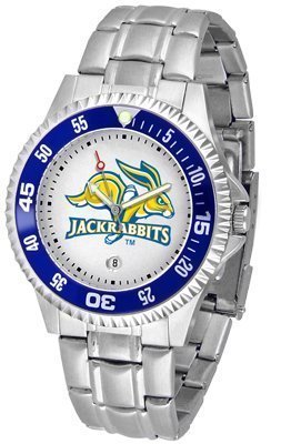 South Dakota State Jackrabbits Suntime Competitor Game Day Steel Band Watch - NCAA College Athletics