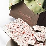 Brownie Points 1 lb. Box of Our Signature Gourmet Creamy White & Dark Mint Chocolate Covered w/Crushed Peppermint in Our Peppermint Bark
