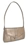 Calvin Klein Metallic Flap Hobo Purse in Sahara Gold