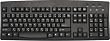 Thai and English USB Computer Keyboard - Black Computer Keyboard with White Letters