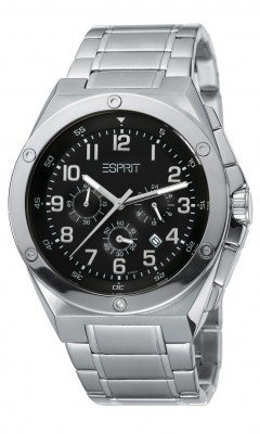 Esprit Herrenarmbanduhr full access black silver  4441761