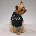 BLACK - SMALL - Bling Bling Doggy T-Shirts