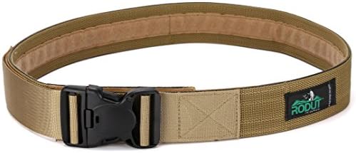 RodutTM 2" Survival Tactical Belt Military Belt CQB Rigger's Belt (Desert Sand Brown)