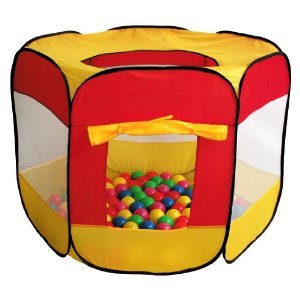 eWonderWorld Most Popular Play Tent: Premium JUMBO Size Six Sided Hexagon (Play balls sold separately)