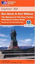 Ben Nevis and Fort William, The Mamores and The Grey Corries (Explorer Maps)