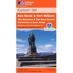 Ben Nevis and Fort William, The Mamores and The Grey Corries (Explorer Maps)