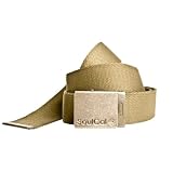 Soul Cal Webbing Belt - Dark green - Mens