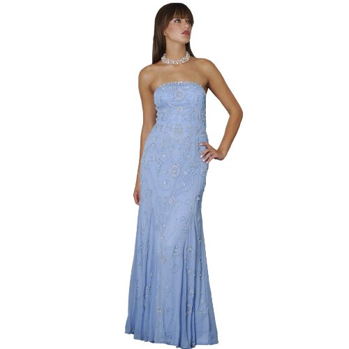 Formal Evening Gown. Beaded Dress for Prom - Party Dress by Sean Collection (50224) Peri
